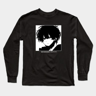 Japanese Sad Boy Anime Manga Aesthetic #3 Long Sleeve T-Shirt